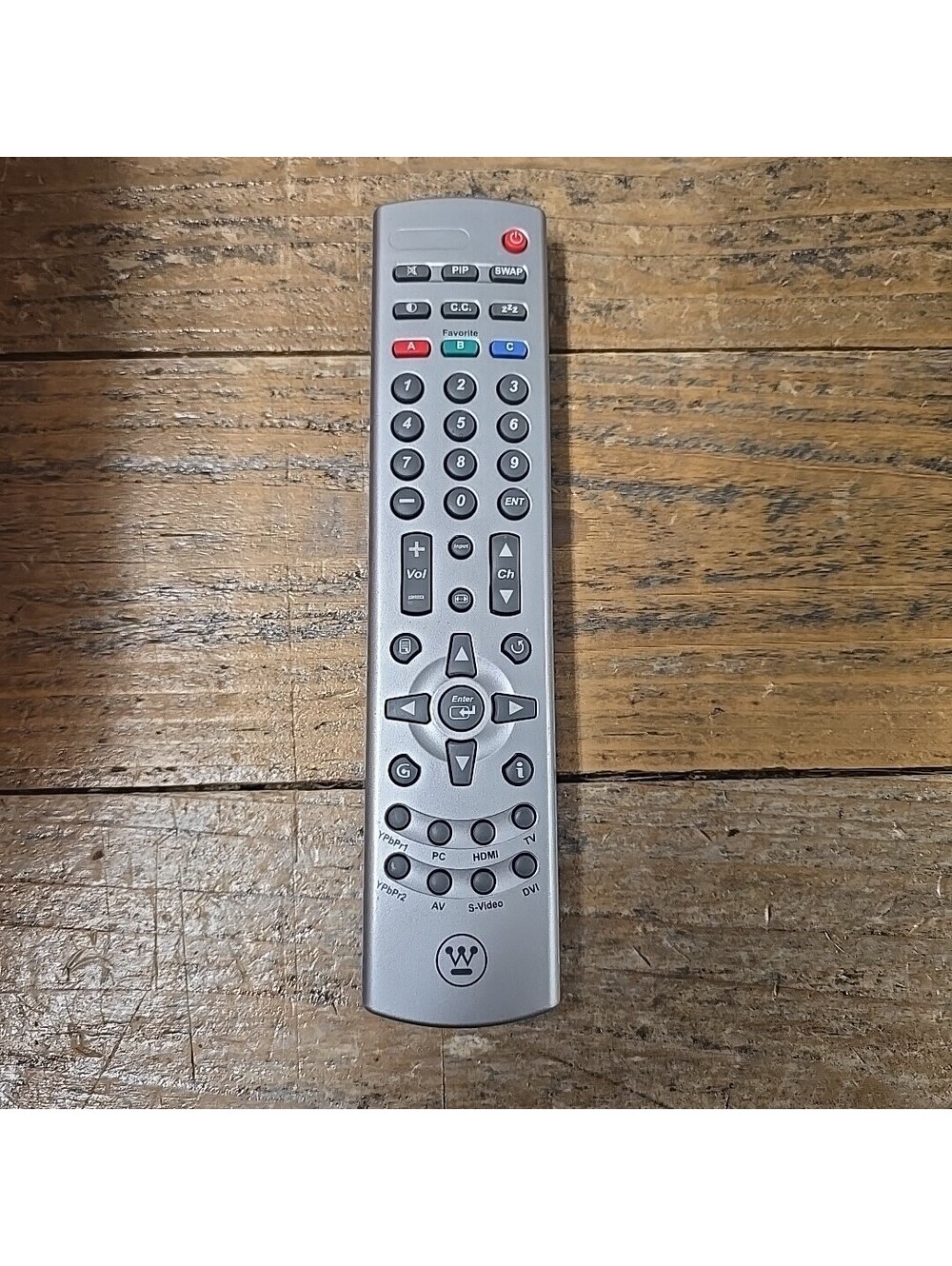 Original Westinghouse RMT-05 Remote Control silver for TV